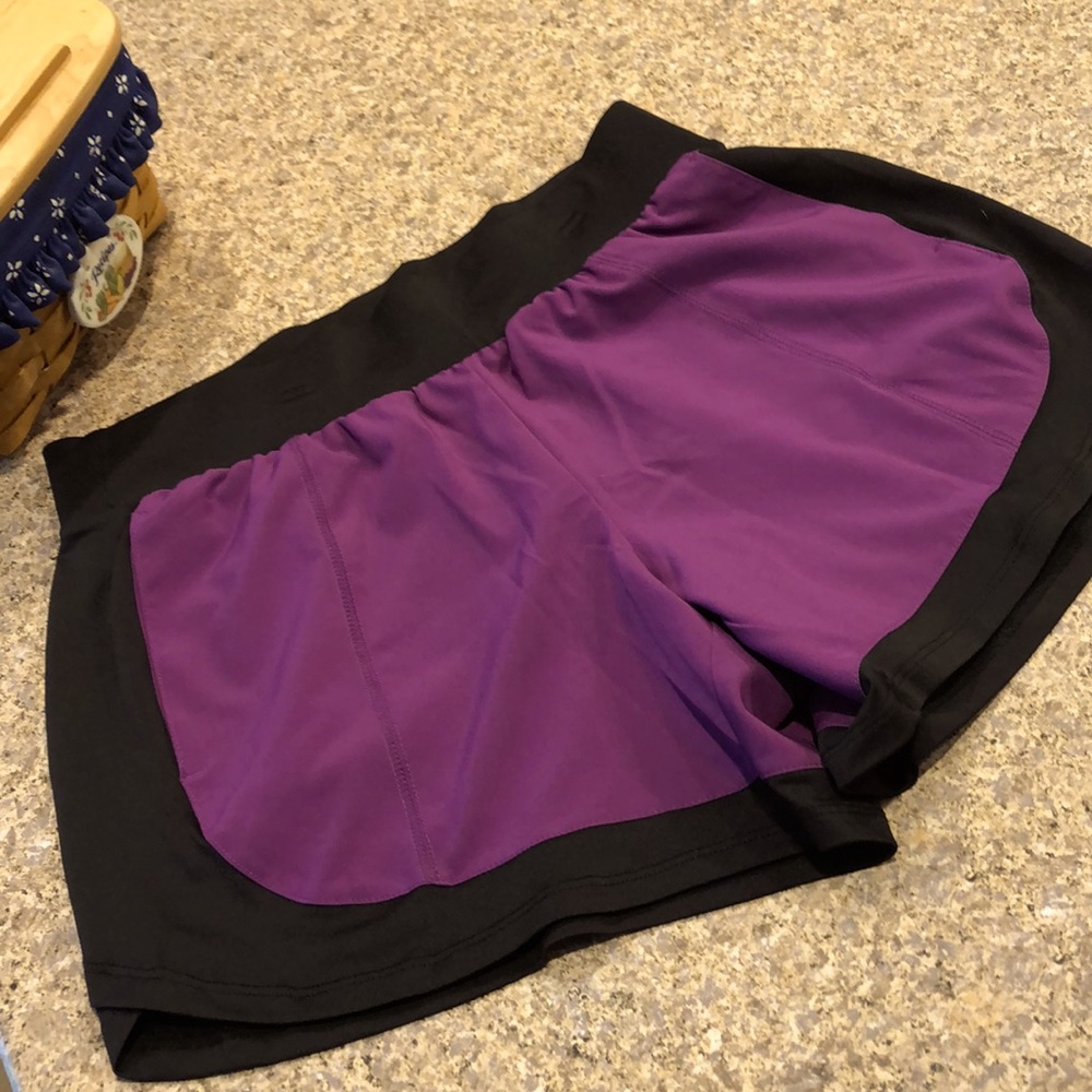 Tek Gear DryTek Small Purple and Back Active Shorts